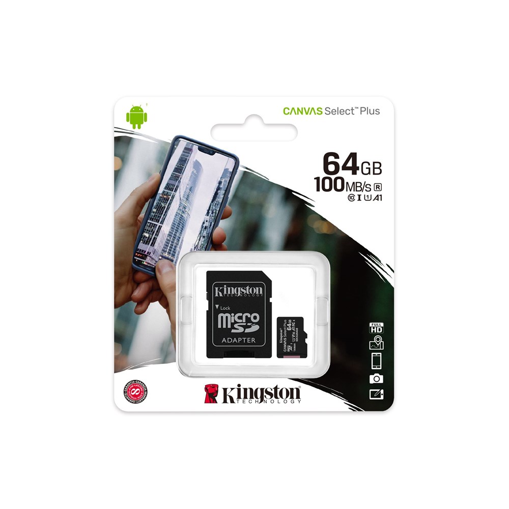 Kingston-64GB-Micro-SD-Canvas-100MB-s-SDCS2-64GB